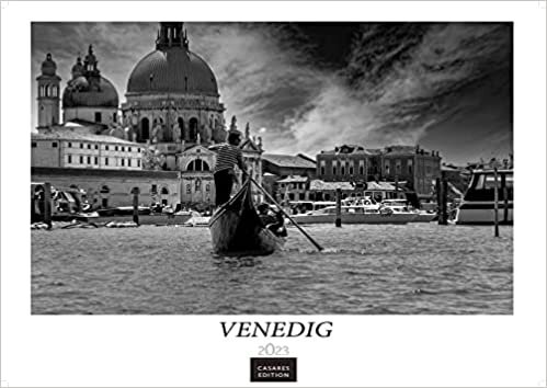 Venedig schwarz-weiss 2023 Format L 55x42cm ダウンロード
