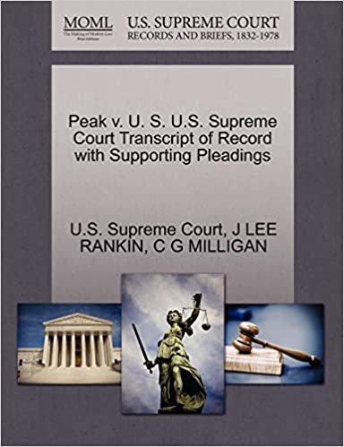 indir Peak v. U. S. U.S. Supreme Court Transcript of Record with Supporting Pleadings
