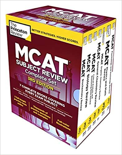 ダウンロード  The Princeton Review MCAT Subject Review Complete Box Set, 3rd Edition: 7 Complete Books + 3 Online Practice Tests (Graduate School Test Preparation) 本