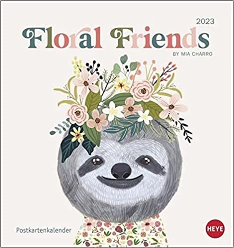 ダウンロード  Floral Friends Postkartenkalender 2023 本