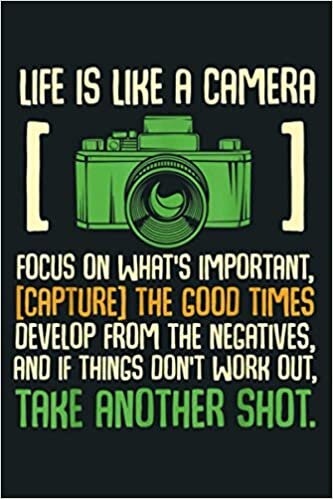 indir Life Is Like A Camera Focus On What S Important: Notebook Planner - 6x9 inch Daily Planner Journal, To Do List Notebook, Daily Organizer, 114 Pages