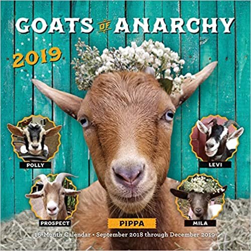 Goats of Anarchy 2019: 16-Month Calendar - September 2018 through December 2019 (Calendars 2019)