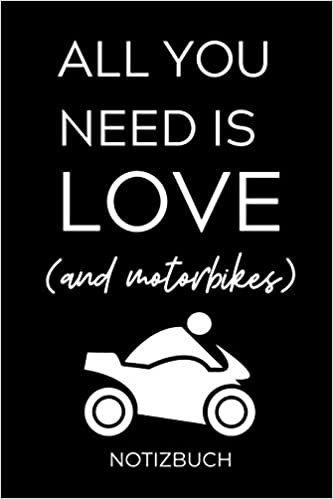 تحميل All You Need Is Love (and Motorbikes): A4 Notizbuch KARIERT für Motorradliebhaber - für Männer und Jungs - Eintragbuch für Lieblings Motorradstrecken - Motorbiker - Biker - Streckenplaner
