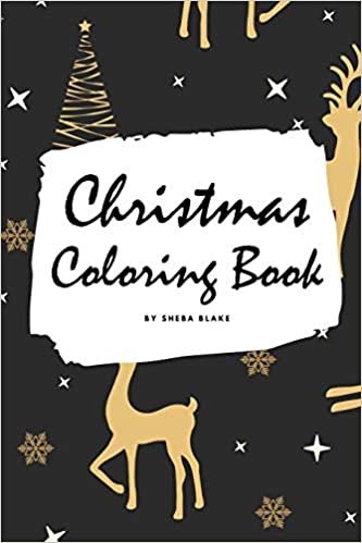 Christmas Coloring Book for Adults (Small Softcover Adult Coloring Book) indir