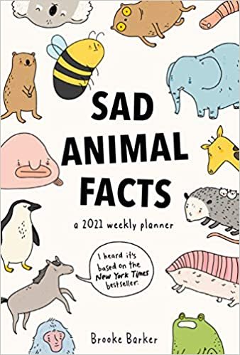 Sad Animal Facts Weekly Planner 2021 indir