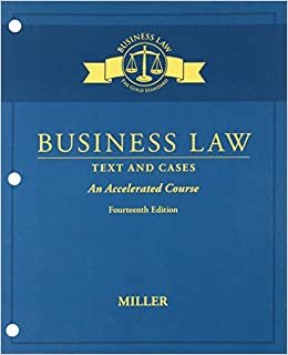  بدون تسجيل ليقرأ Bundle: Business Law: Text and Cases - An Accelerated Course, Loose-Leaf Version, 14th + MindTap Business Law, 1 term (6 months) Printed Access Card