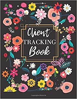 indir Client Tracking Book: Cute Client Record Profile And Appointment Log Book Organizer Log Book with A - Z Alphabetical Tabs For Salon Nail Hair Stylists Barbers