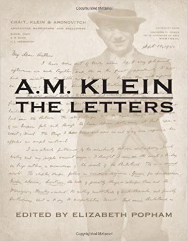 indir A M. Klein: The Letters (Klein, Abraham Moses: Collected Works)