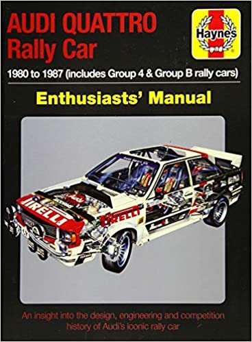 Audi Quattro Rally Car Manual: 1980 to 1987 (includes Group 4 & Group B rally cars) (Enthusiasts' Manual) indir