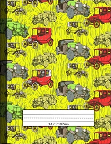 indir 8.5 x 11 (120 pages): Primary Story Journal, Dotted Midline and Picture Space, Grades K-2 School Exercise Book, DIGGER