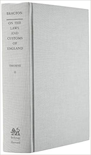 On the Laws and Customs of England, Volume 2