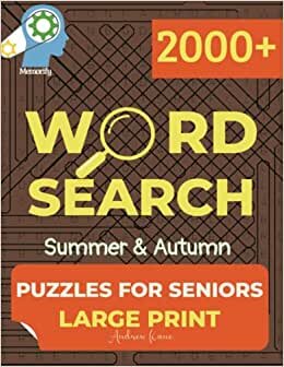 تحميل Summer and Autumn Word Search for Seniors Large Print: Jumbo size 2000+ Large Print Word Search Puzzle Books For Adults &amp; Seniors To Keep Brain Active