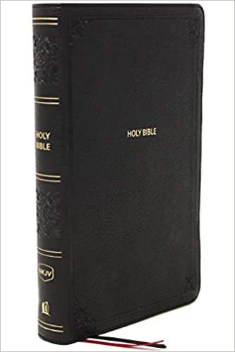 NKJV, End-of-Verse Reference Bible, Compact, Leathersoft, Black, Red Letter, Comfort Print: Holy Bible, New King James Version indir