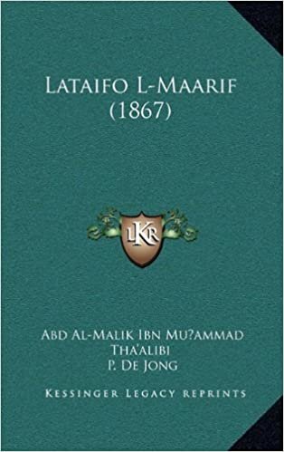 اقرأ Lataifo L-Maarif (1867) الكتاب الاليكتروني 