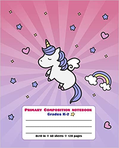 indir Primary Composition Notebook Grades K-2: Picture drawing and Dash Mid Line hand writing paper Magic Story Paper Journal Primary - Rainbow Unicorn ... Composition Journal Unicorn, Band 19)