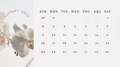 Calendar 2022: January 2022 Calendar (English Edition) ダウンロード
