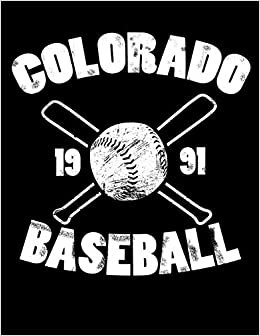 indir Colorado Baseball: Vintage and Distressed Colorado Baseball Notebook for Baseball Lovers