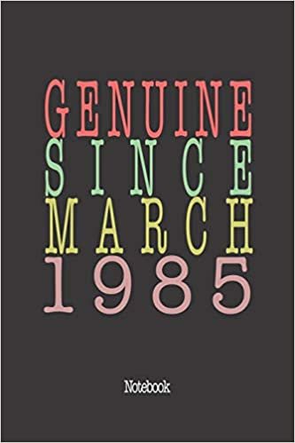 تحميل Genuine Since March 1985: Notebook