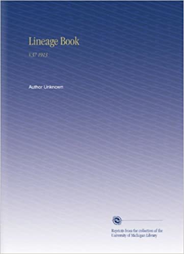 Lineage Book: V.37 1913 indir