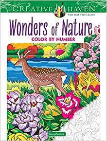 ダウンロード  Creative Haven Wonders of Nature Color by Number (Creative Haven Coloring Books) 本