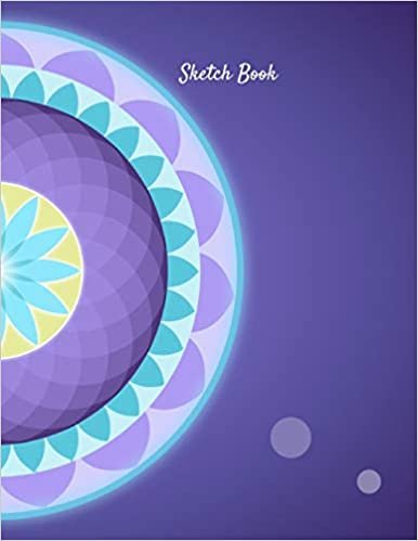 تحميل Sketch Book: Mandala Circles Themed Personalized Artist Sketchbook For Drawing and Creative Doodling