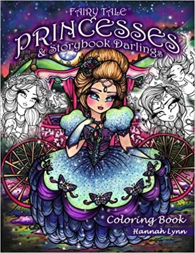 ダウンロード  Fairy Tale Princesses & Storybook Darlings Coloring Book 本