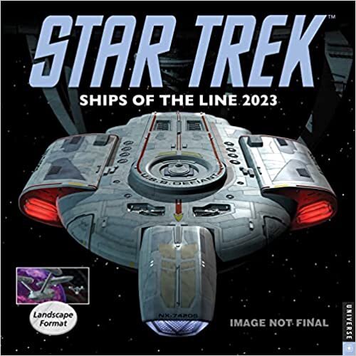 تحميل Star Trek: Ships of the Line 2023 Wall Calendar