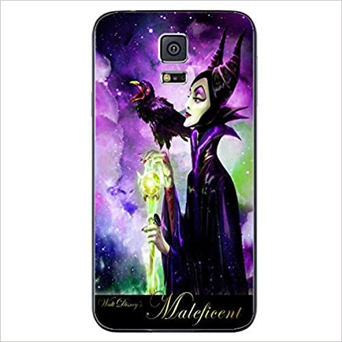 Disney 's Maleficient koyu Peri için iPhone ve Samsung Galaxy Samsung S5 Fall (Siyah)