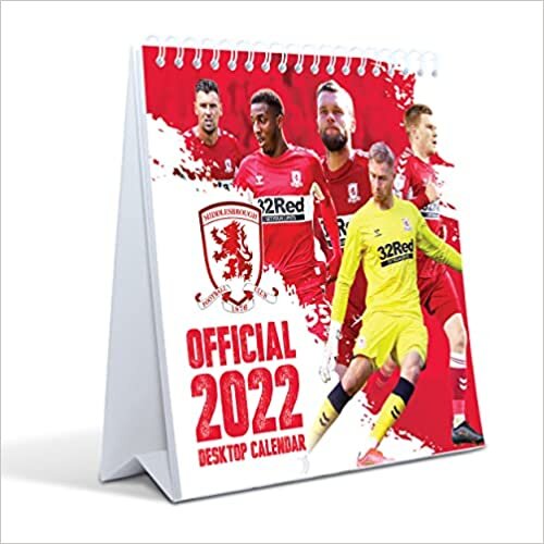 The Official Middlesbrough FC Desk Calendar 2022