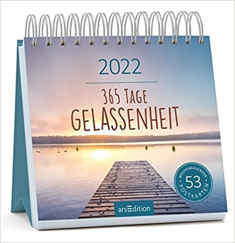 Postkartenkalender 365 Tage Gelassenheit 2022