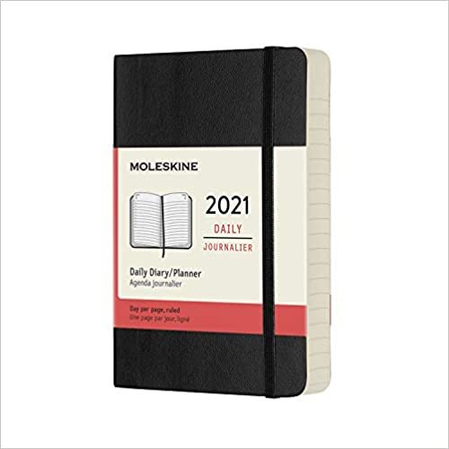 ダウンロード  Moleskine 2021 Daily Planner, 12M, Pocket, Black, Soft Cover (3.5 x 5.5) 本