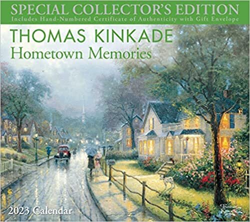 ダウンロード  Thomas Kinkade Special Collector's Edition 2023 Deluxe Wall Calendar with Print 本