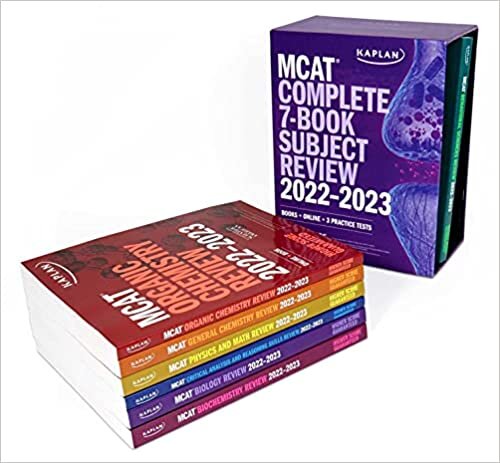 MCAT Complete 7-Book Subject Review 2022–2023: Books + Online + 3 Practice Tests