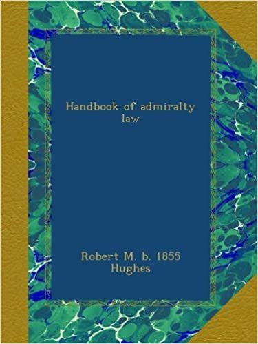 indir Handbook of admiralty law