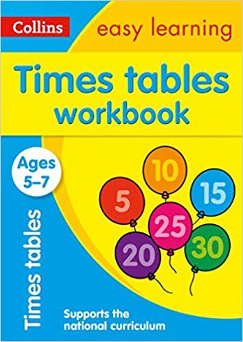 Collins بسهولة التعلم لسن 5 – 7 مرات الطاولات workbook لأعمار من 5 – 7: إصدار جديد