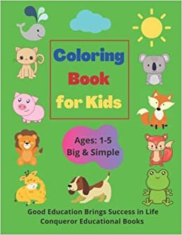 تحميل Coloring Book for Kids: Coloring Book for Kids, 100 Pages of Simple, Fun &amp; Big Pictures for Kids to Color in.