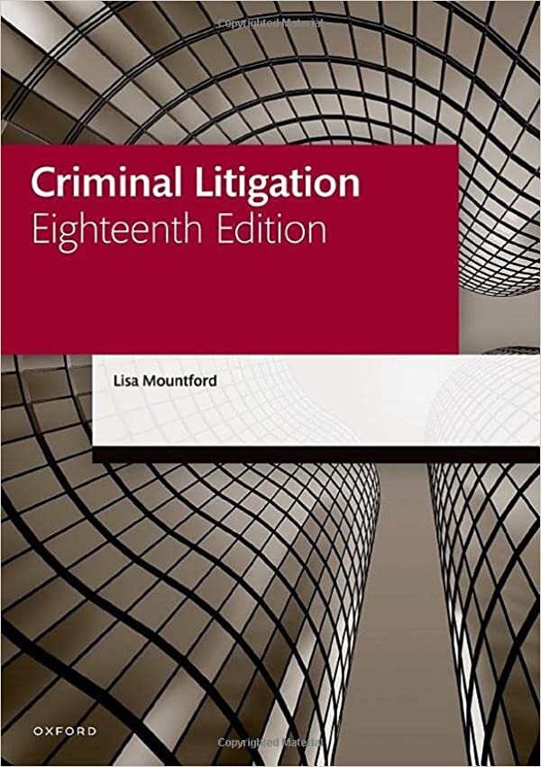تحميل Criminal Litigation 18th Edition