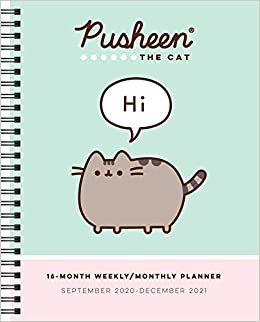 ダウンロード  Pusheen 16-Month 2020-2021 Weekly/Monthly Planner Calendar 本