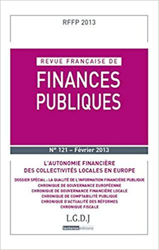 REVUE FRANÇAISE DE FINANCES PUBLIQUES N 121 - 2013 (RFFP) indir