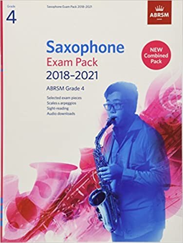 تحميل Saxophone Exam Pack 2018-2021, ABRSM Grade 4: Selected from the 2018-2021 syllabus. 2 Score &amp; Part, Audio Downloads, Scales &amp; Sight-Reading