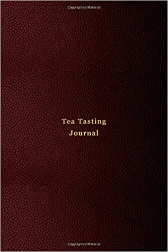 indir Tea Tasting Journal: Tea tasting journal for tea lovers | Track, record, rate and review all the tea types you drink | Checklists, flavors and notes | Professional red cover design