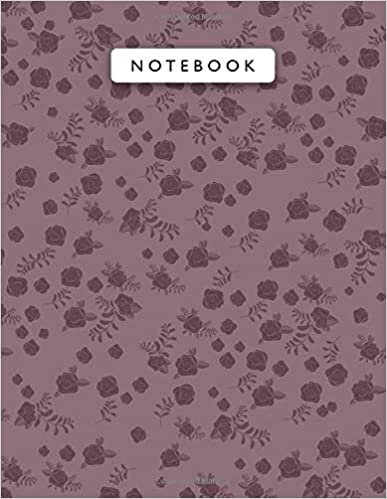 indir Notebook Catawba Color Mini Vintage Rose Flowers Patterns Cover Lined Journal: Work List, 21.59 x 27.94 cm, Journal, Monthly, Wedding, 8.5 x 11 inch, 110 Pages, A4, College, Planning