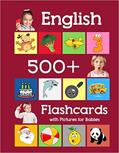 تحميل English 500 Flashcards with Pictures for Babies: Learning homeschool frequency words flash cards for child toddlers preschool kindergarten and kids
