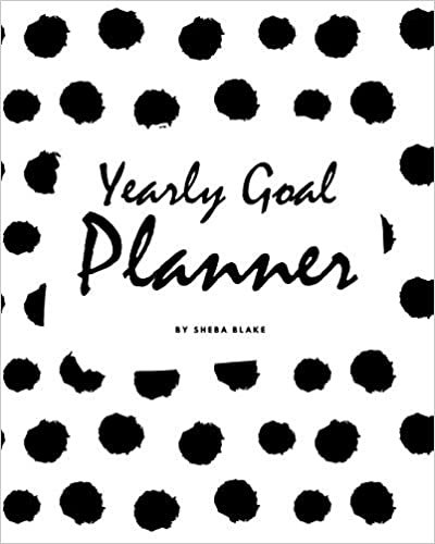 indir Yearly Goal Planner (8x10 Softcover Log Book / Tracker / Planner)