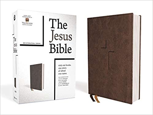 Holy Bible: The Jesus Bible, New International Version, Brown, Leathersoft, Comfort Print