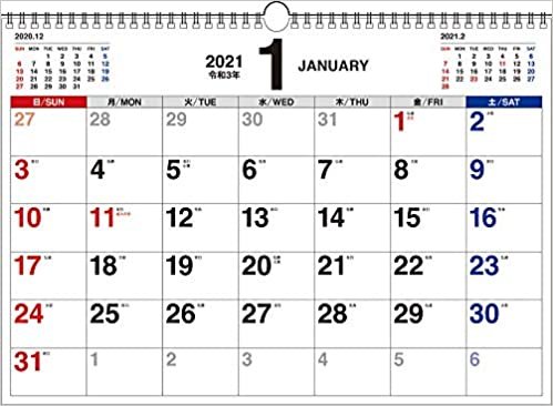 2021年 書き込み式シンプルカレンダー A3ヨコ【K4】 ([カレンダー])