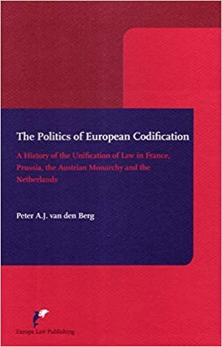 تحميل The Politics of European Codification: A History of the Unification of Law in France, Prussia, the Austrian Monarchy and the Netherlands