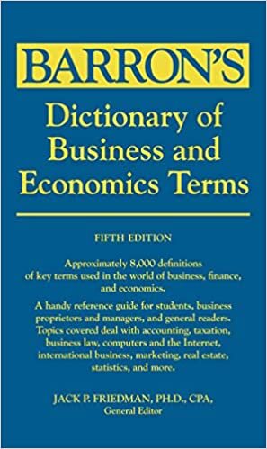 indir Barron&#39;s Dictionary of Business and Economy Terms