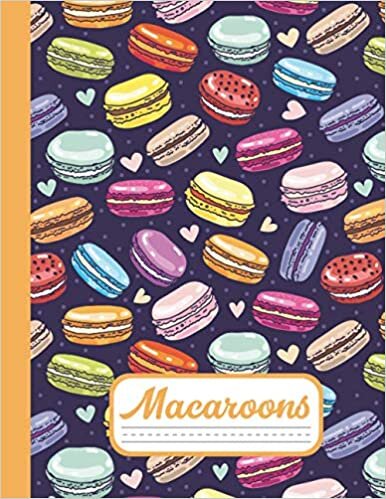 indir Macaroons Primary Story Journal: Draw and Write Primary Composition Notebook for Kids with drawing Space, Exercise, K-2 Creative Story Journal For ... Size 8.5&quot; x 11&quot; Doodling, Sketching Notebook