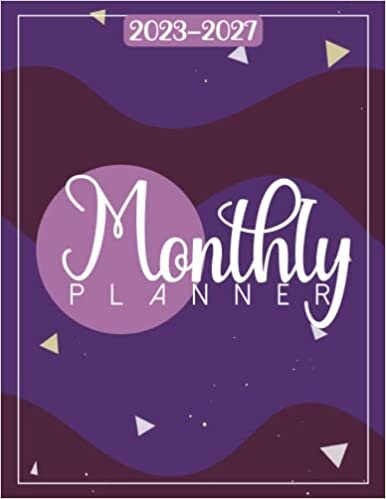 2023-2027 Monthly Planner: Planner 2023-2027 Daily Weekly and Monthly and habit Tracker, January 2023 to December 2027 (60 Months) Calendar 5 Year Planner 2023-2027, Full Holiday, Birthday, Contacts & More